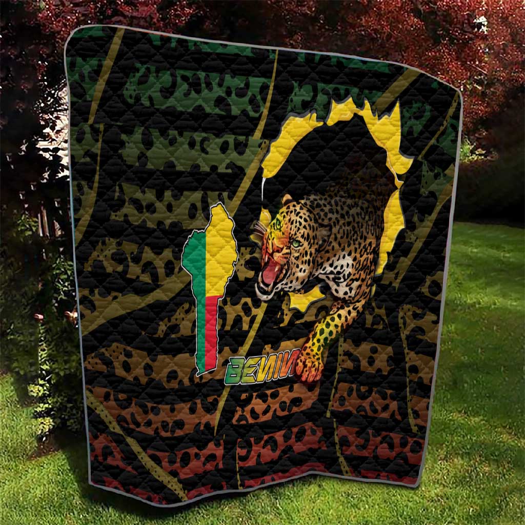Benin Quilt Powerful African Leopard - Wonder Print Shop
