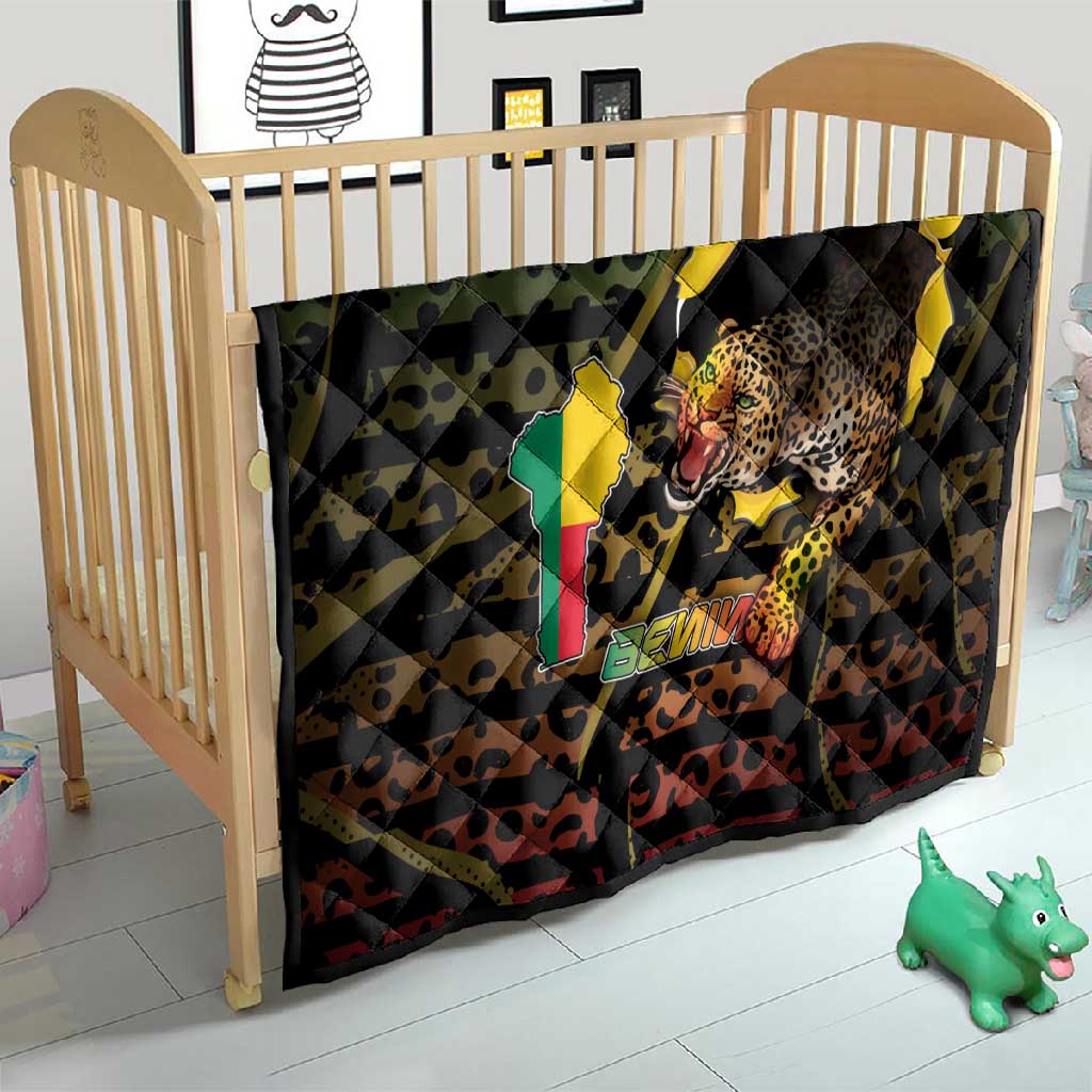 Benin Quilt Powerful African Leopard - Wonder Print Shop