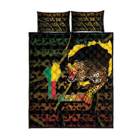 Benin Quilt Bed Set Powerful African Leopard - Wonder Print Shop
