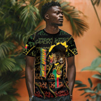 Personalized Benin T shirt Powerful African Leopard - Wonder Print Shop
