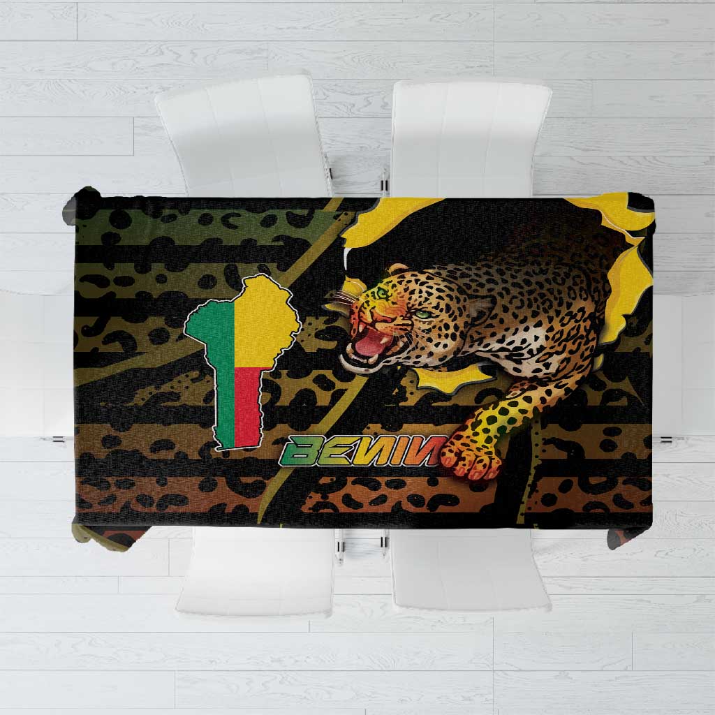 Benin Tablecloth Powerful African Leopard - Wonder Print Shop