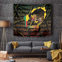 Benin Tapestry Powerful African Leopard - Wonder Print Shop