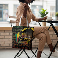 Benin Tote Bag Powerful African Leopard - Wonder Print Shop