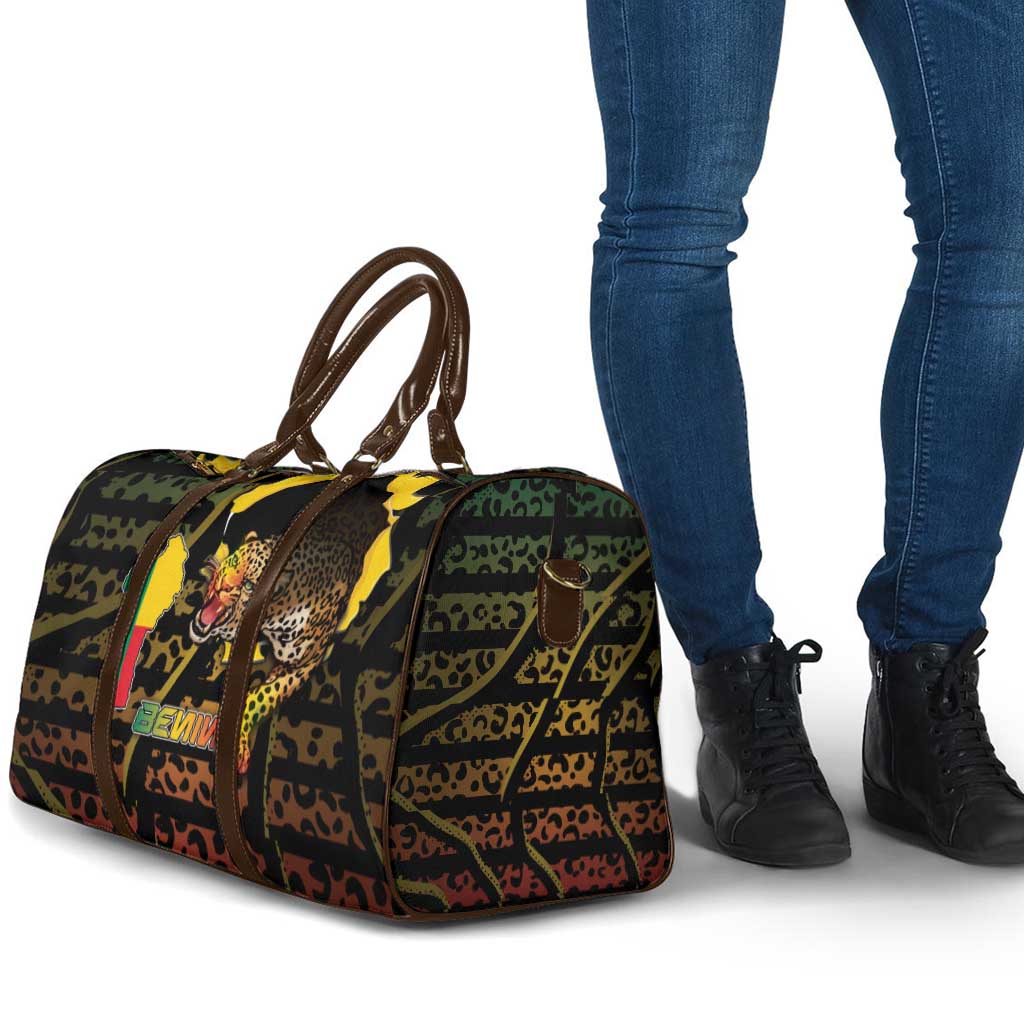 Benin Travel Bag Powerful African Leopard - Wonder Print Shop