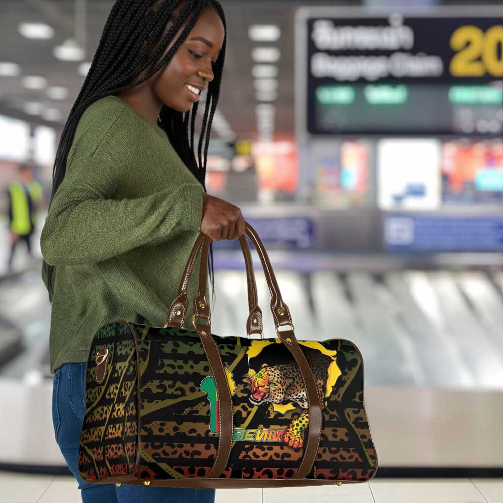 Benin Travel Bag Powerful African Leopard - Wonder Print Shop