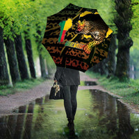 Benin Umbrella Powerful African Leopard - Wonder Print Shop