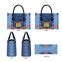 Custom DR Congo Football Leather Bag Leopard Jaguar Tribal Pattern With Flags