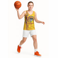 Custom Colombia Football Basketball Jersey Tropical Orchid Floral Pattern With Coat Of Arms