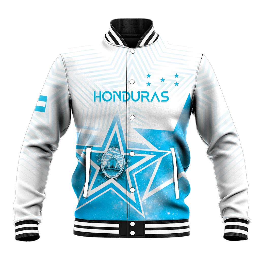 Personalized Honduras Baseball Jacket A Nation of Stars Unity in Light - Wonder Print Shop