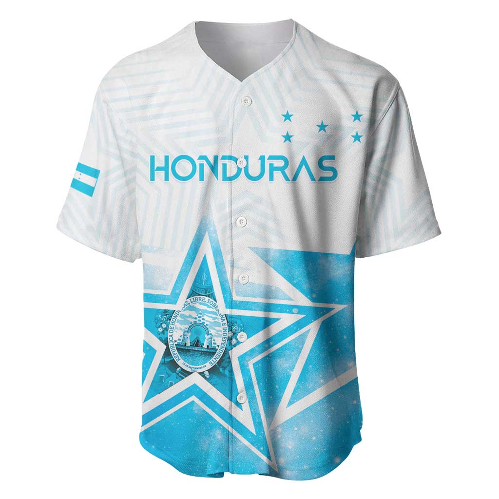 Personalized Honduras Baseball Jersey A Nation of Stars Unity in Light - Wonder Print Shop
