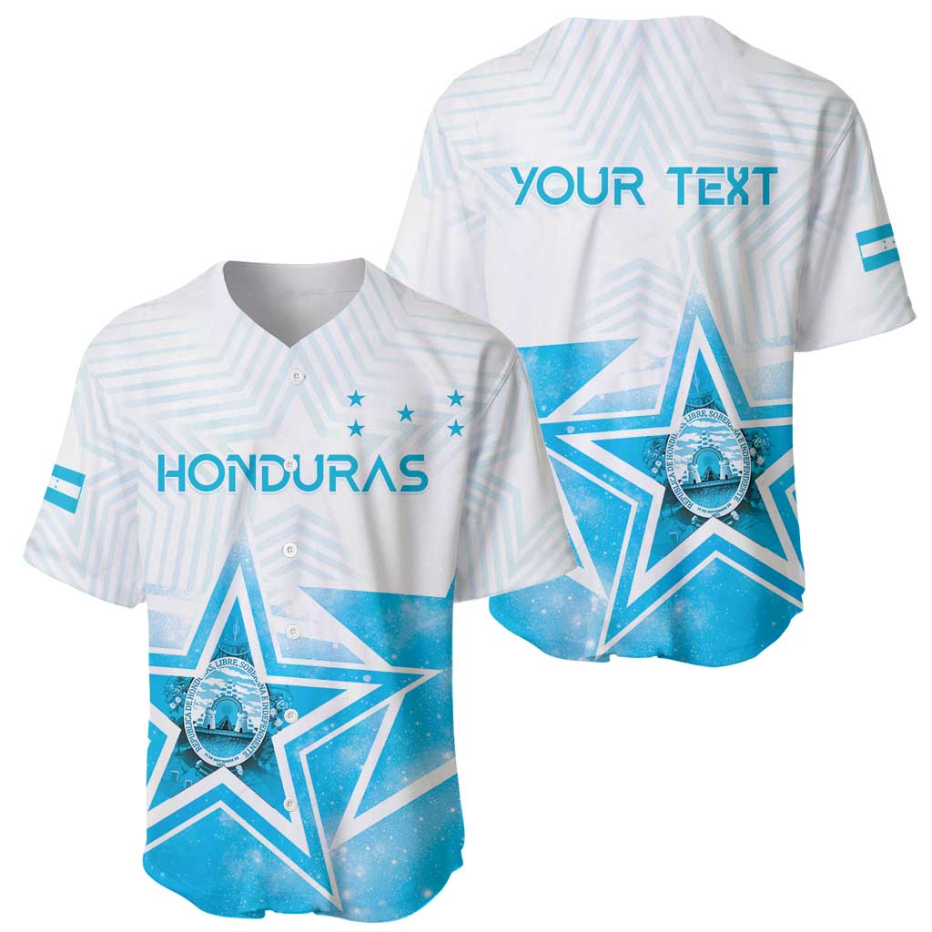 Personalized Honduras Baseball Jersey A Nation of Stars Unity in Light - Wonder Print Shop
