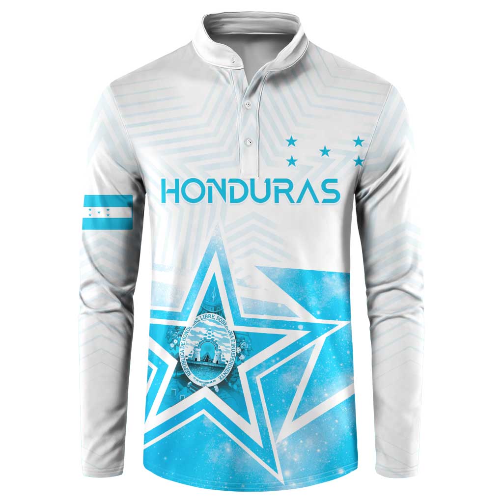 Personalized Honduras Button Sweatshirt A Nation of Stars Unity in Light - Wonder Print Shop