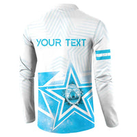 Personalized Honduras Button Sweatshirt A Nation of Stars Unity in Light - Wonder Print Shop