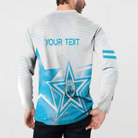 Personalized Honduras Button Sweatshirt A Nation of Stars Unity in Light - Wonder Print Shop