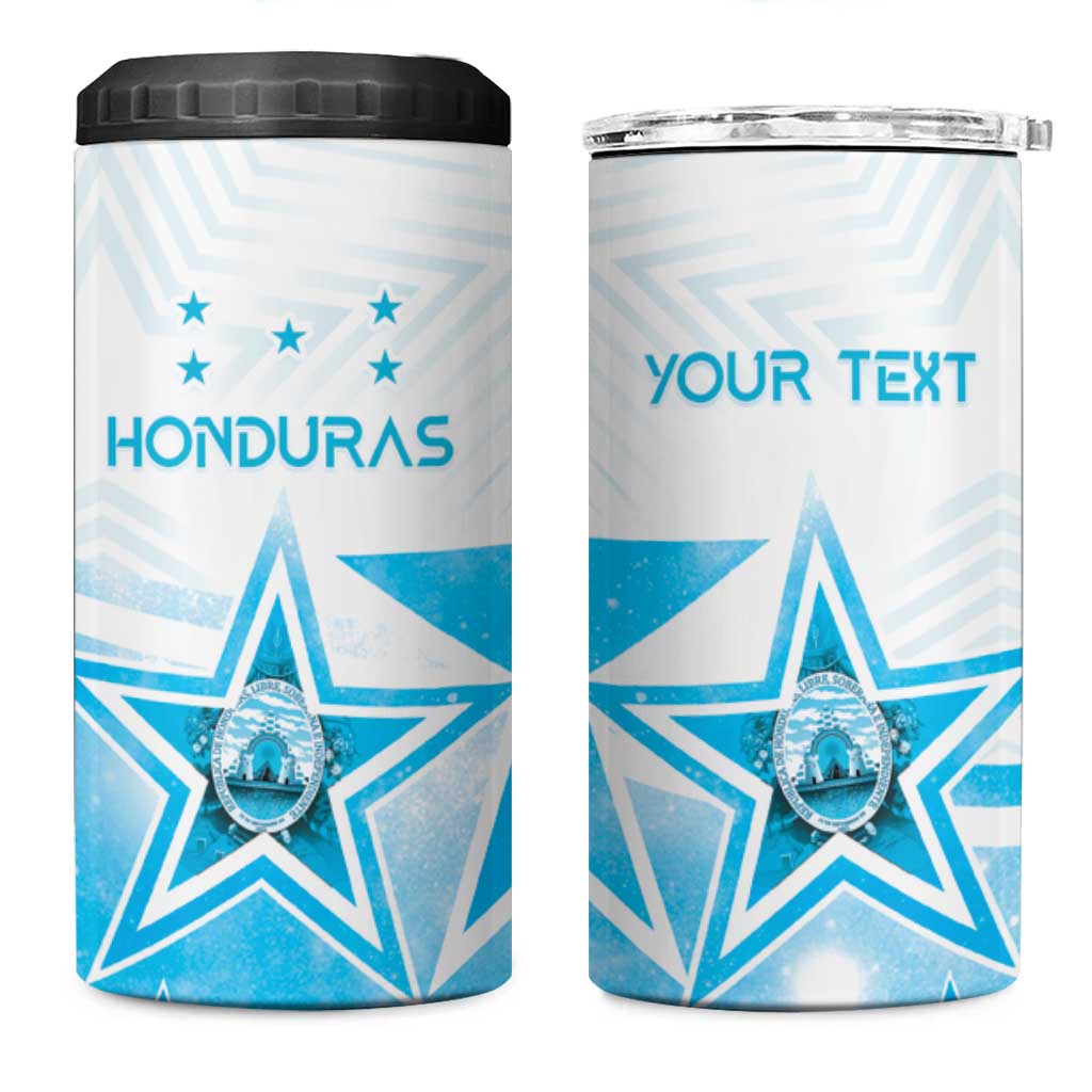Personalized Honduras 4 in 1 Can Cooler Tumbler A Nation of Stars Unity in Light - Wonder Print Shop