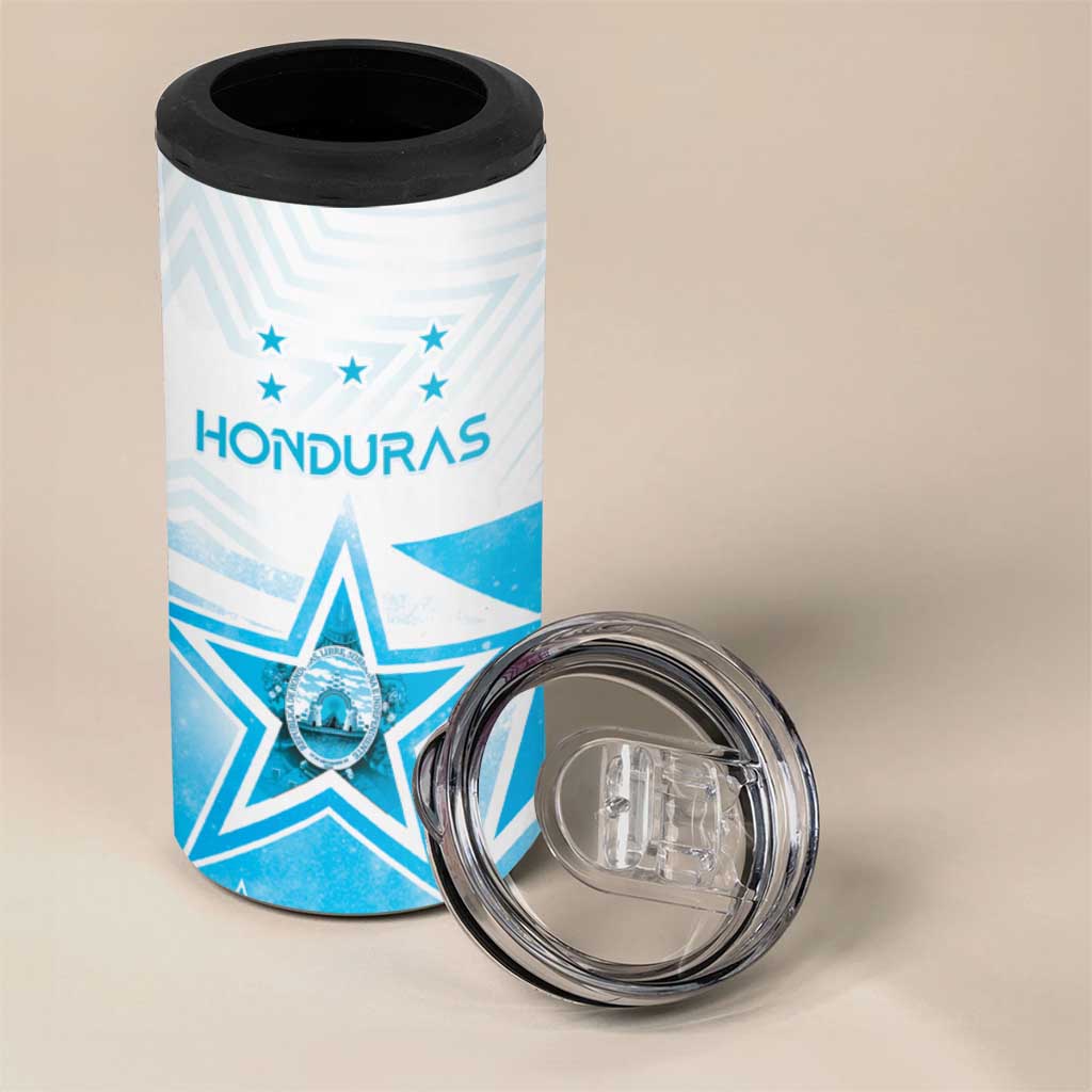 Personalized Honduras 4 in 1 Can Cooler Tumbler A Nation of Stars Unity in Light - Wonder Print Shop