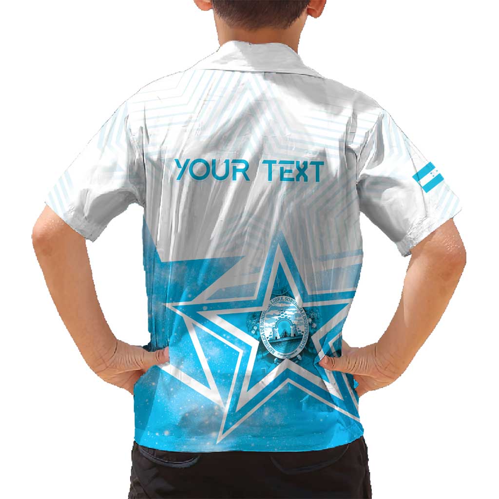 Personalized Honduras Family Matching Long Sleeve Bodycon Dress and Hawaiian Shirt A Nation of Stars Unity in Light - Wonder Print Shop