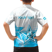 Personalized Honduras Family Matching Long Sleeve Bodycon Dress and Hawaiian Shirt A Nation of Stars Unity in Light - Wonder Print Shop