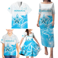 Personalized Honduras Family Matching Puletasi and Hawaiian Shirt A Nation of Stars Unity in Light - Wonder Print Shop
