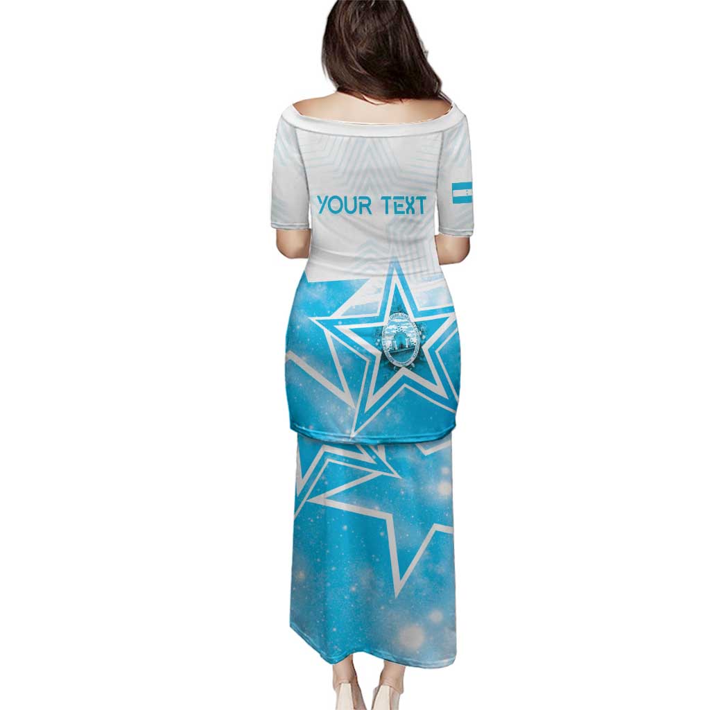 Personalized Honduras Family Matching Puletasi and Hawaiian Shirt A Nation of Stars Unity in Light - Wonder Print Shop