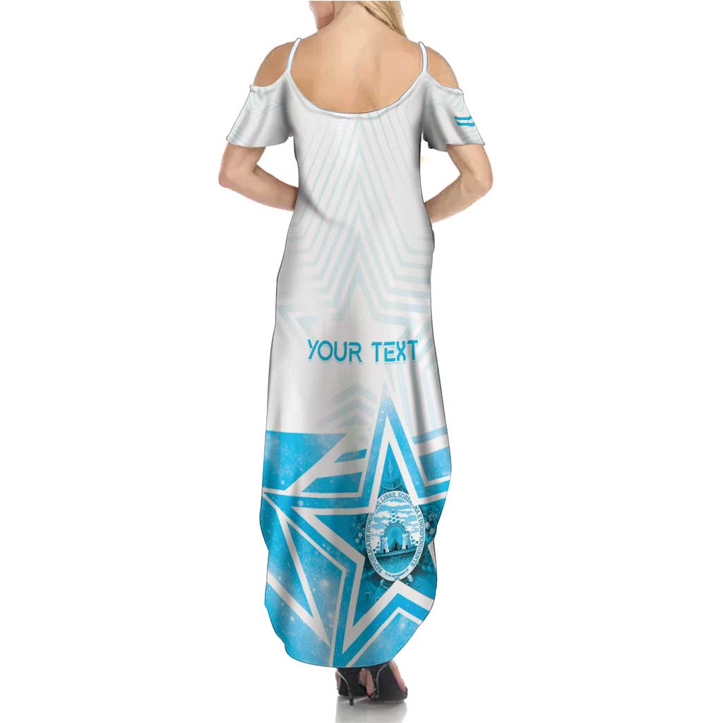 Personalized Honduras Family Matching Summer Maxi Dress and Hawaiian Shirt A Nation of Stars Unity in Light - Wonder Print Shop