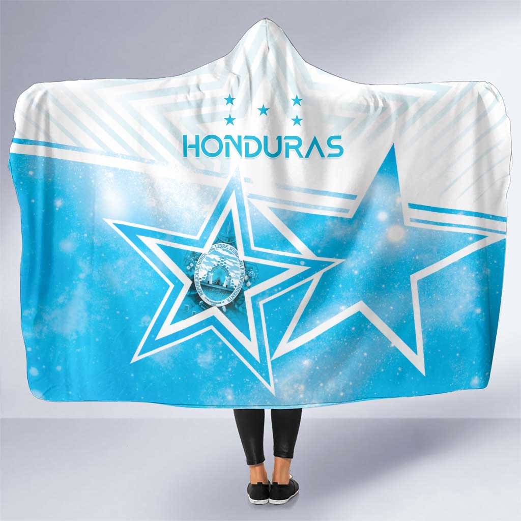 Honduras Hooded Blanket A Nation of Stars Unity in Light - Wonder Print Shop