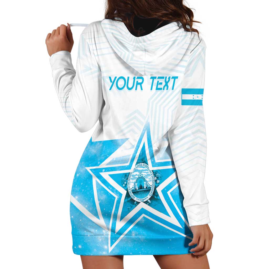Personalized Honduras Hoodie Dress A Nation of Stars Unity in Light - Wonder Print Shop