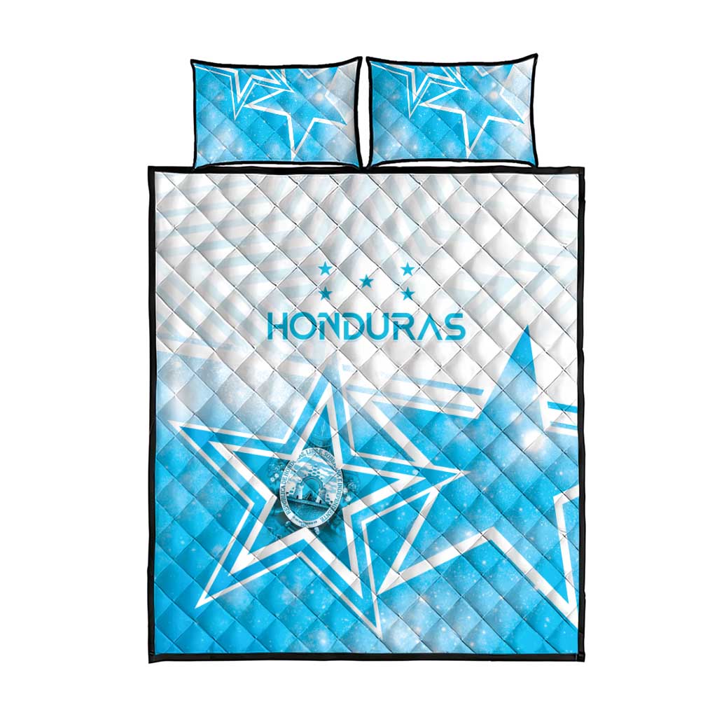 Honduras Quilt Bed Set A Nation of Stars Unity in Light - Wonder Print Shop