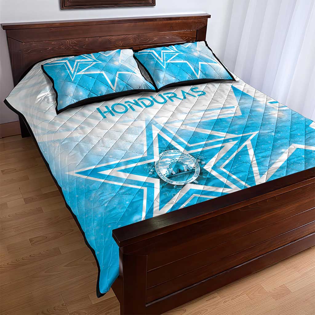 Honduras Quilt Bed Set A Nation of Stars Unity in Light - Wonder Print Shop