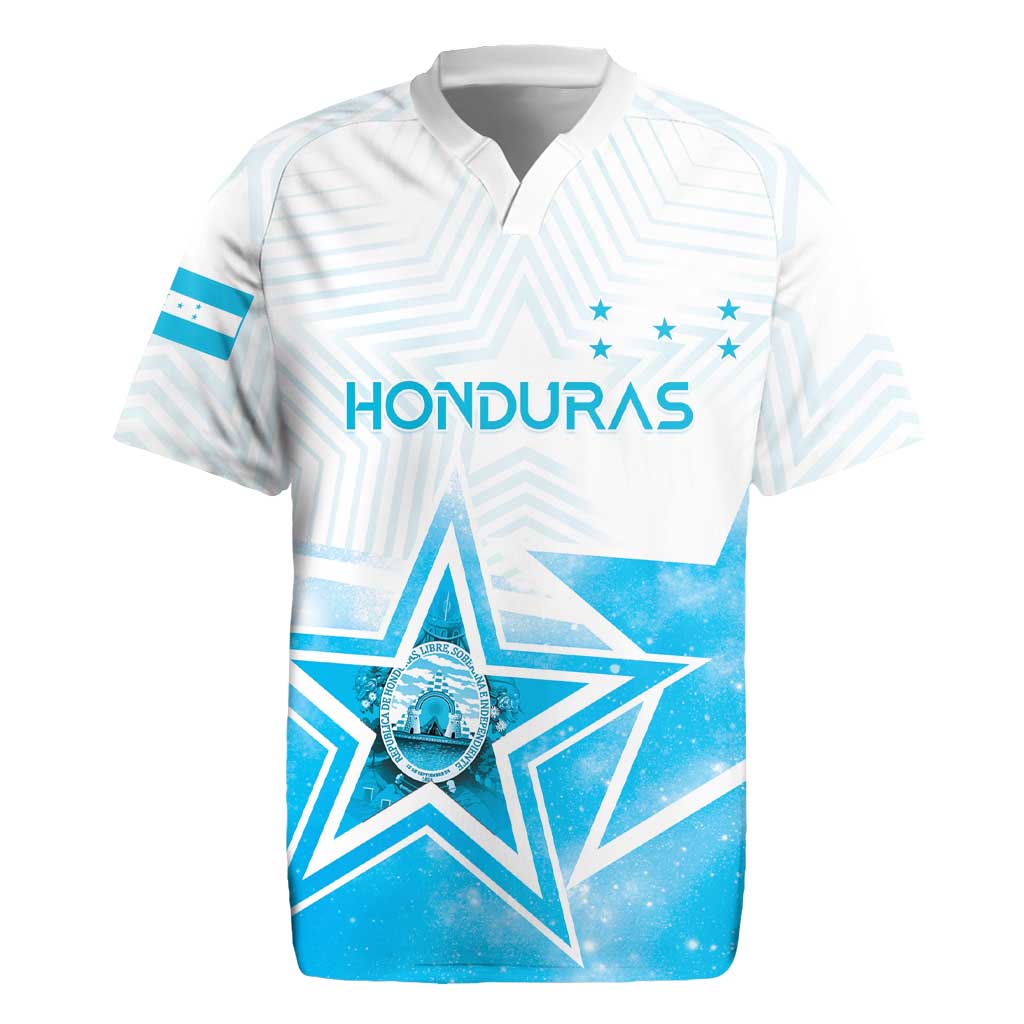 Personalized Honduras Rugby Jersey A Nation of Stars Unity in Light - Wonder Print Shop