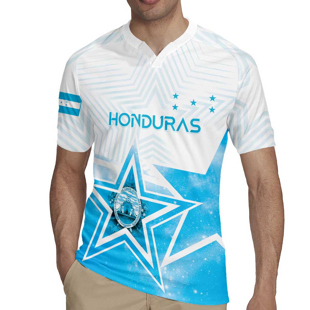 Personalized Honduras Rugby Jersey A Nation of Stars Unity in Light - Wonder Print Shop