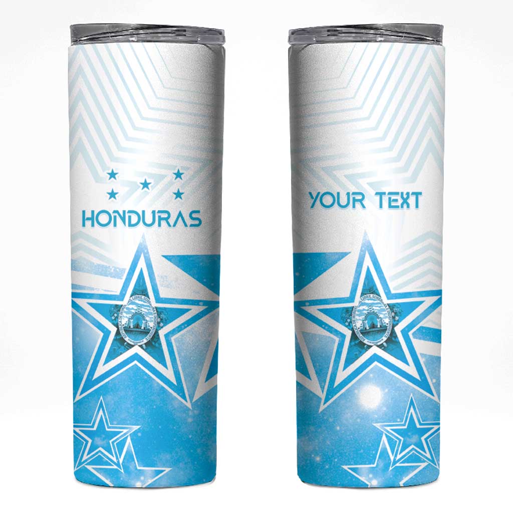 Personalized Honduras Skinny Tumbler A Nation of Stars Unity in Light - Wonder Print Shop