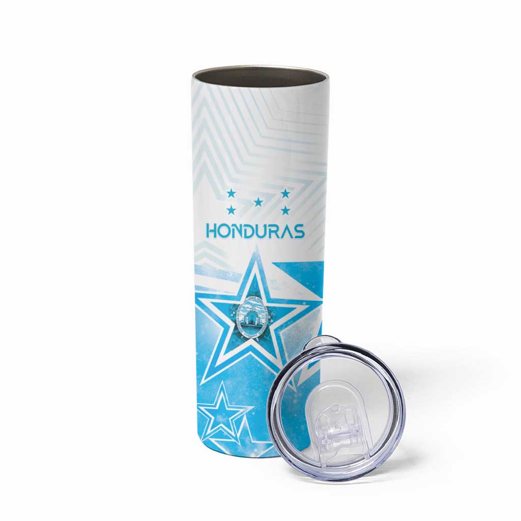 Personalized Honduras Skinny Tumbler A Nation of Stars Unity in Light - Wonder Print Shop