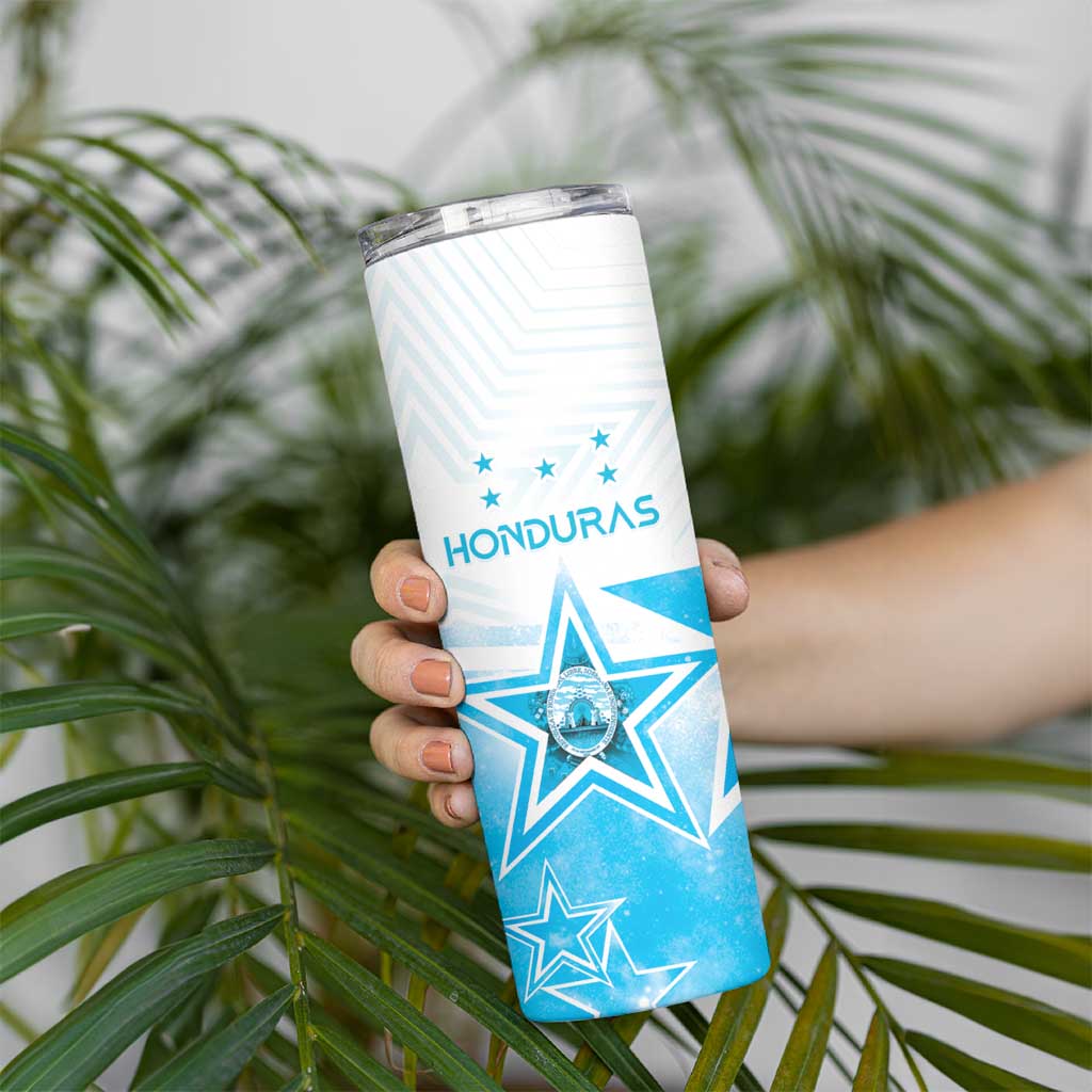 Personalized Honduras Skinny Tumbler A Nation of Stars Unity in Light - Wonder Print Shop
