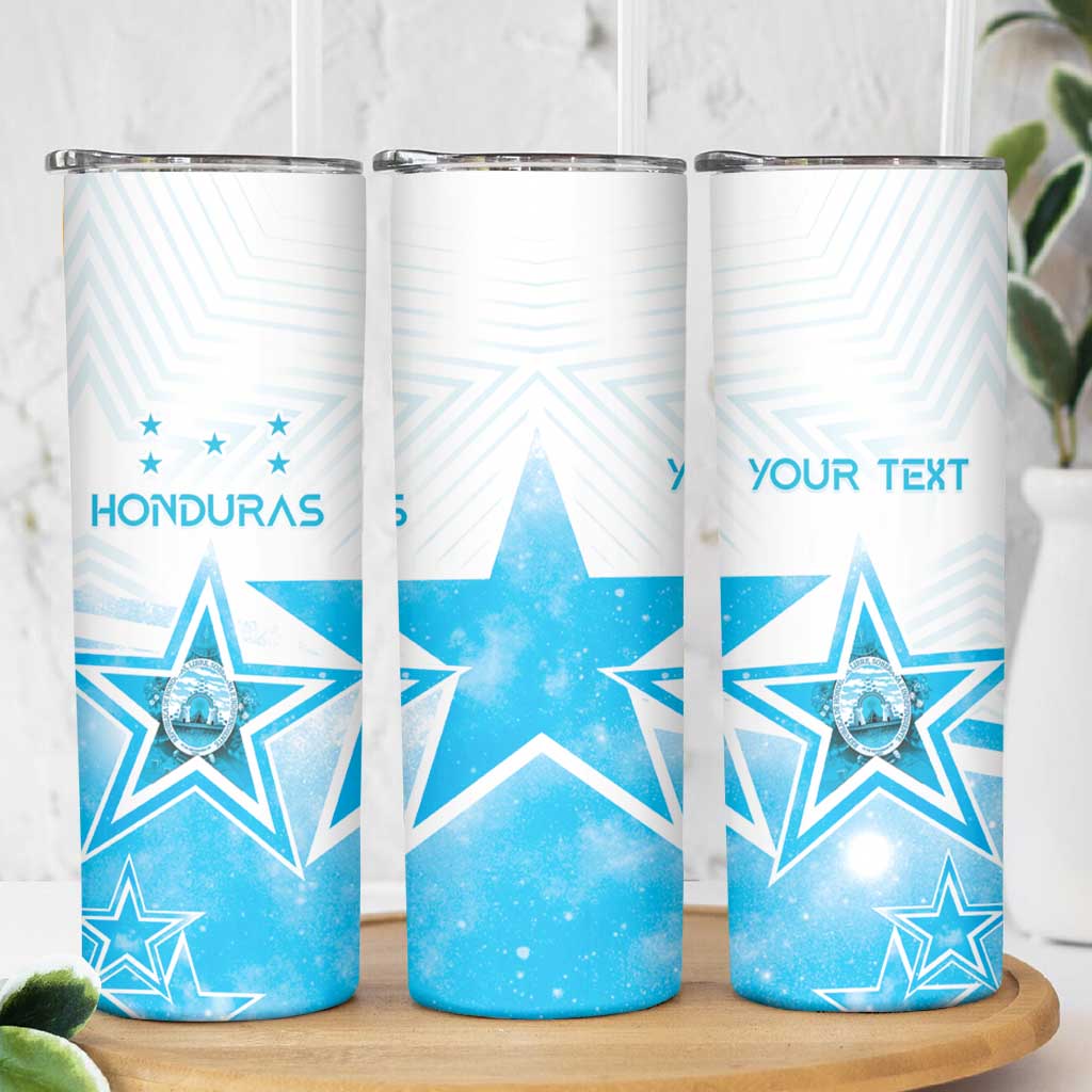 Personalized Honduras Skinny Tumbler A Nation of Stars Unity in Light - Wonder Print Shop