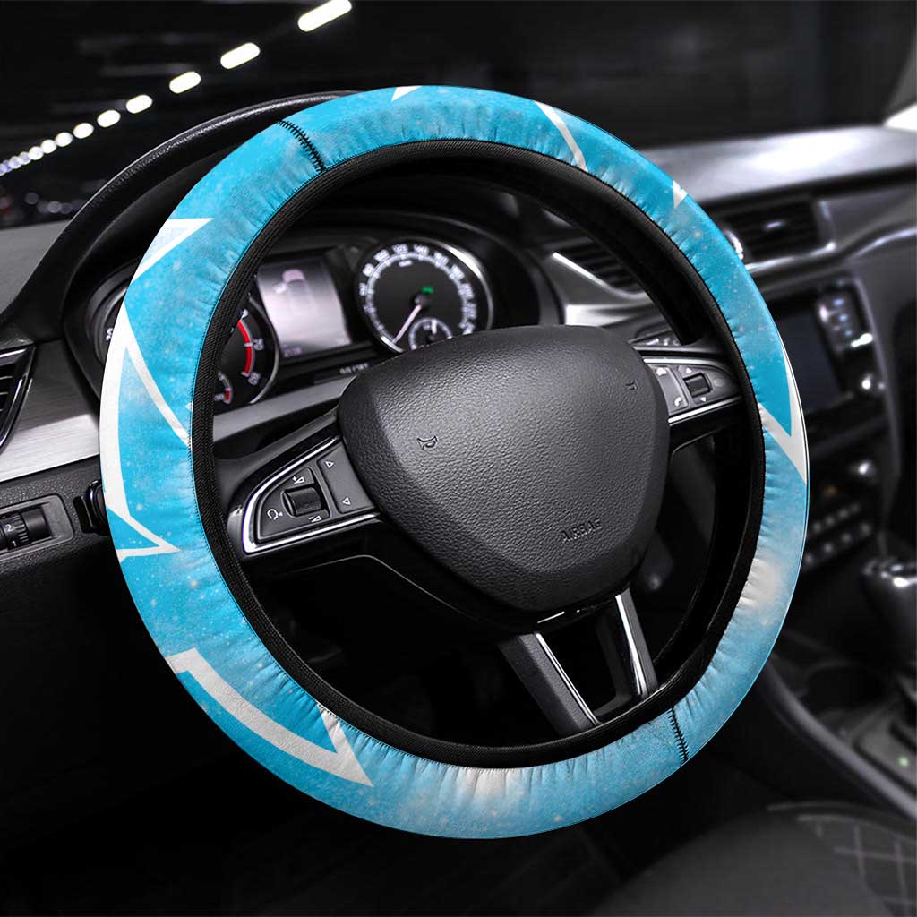 Honduras Steering Wheel Cover A Nation of Stars Unity in Light - Wonder Print Shop