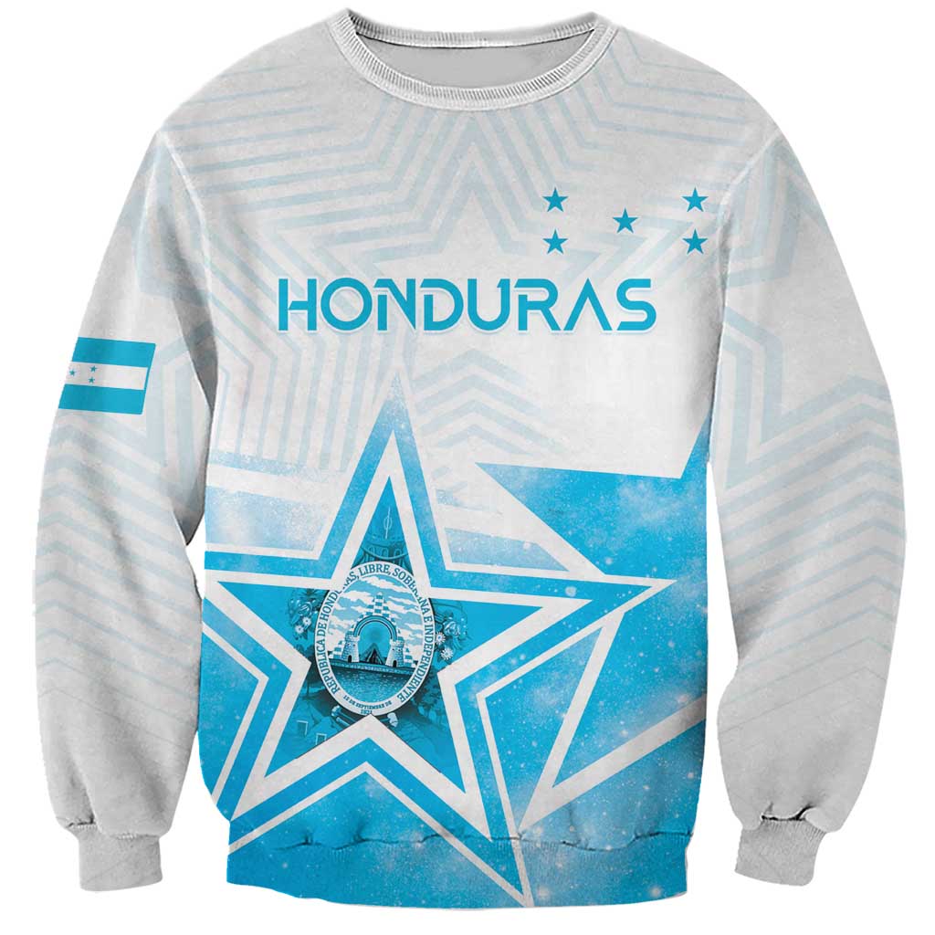 Personalized Honduras Sweatshirt A Nation of Stars Unity in Light - Wonder Print Shop