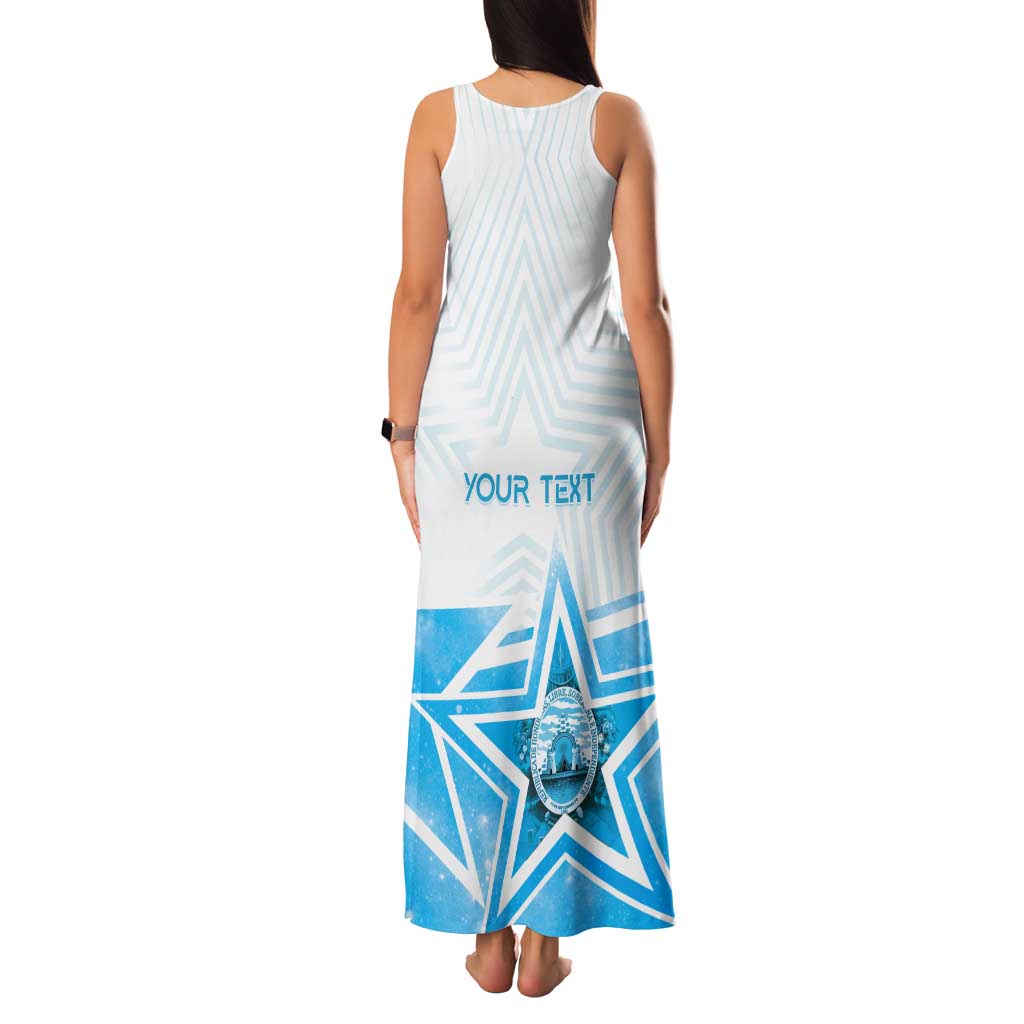Personalized Honduras Tank Maxi Dress A Nation of Stars Unity in Light - Wonder Print Shop