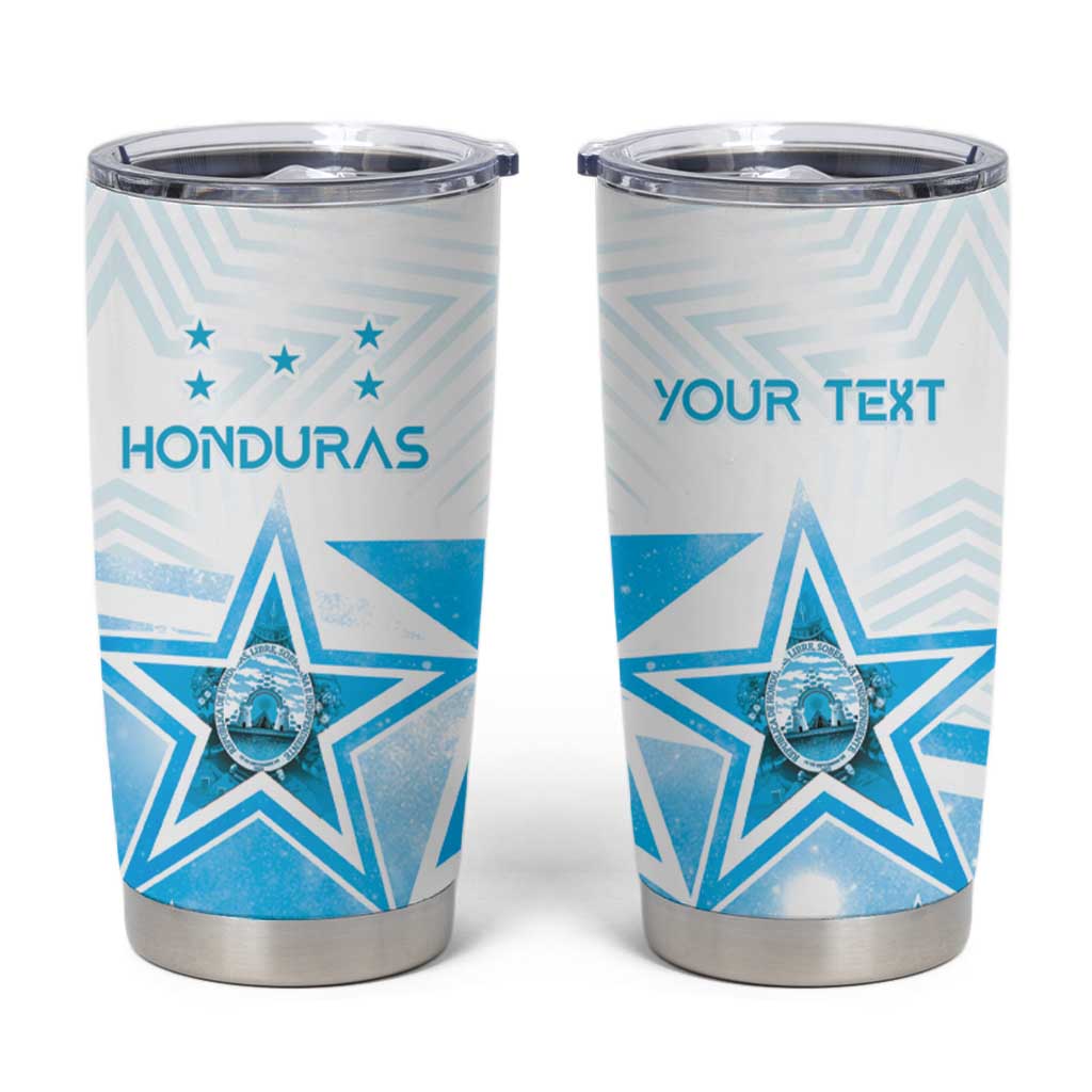 Personalized Honduras Tumbler Cup A Nation of Stars Unity in Light - Wonder Print Shop