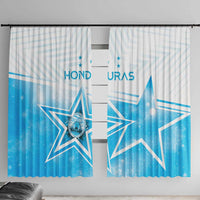 Honduras Window Curtain A Nation of Stars Unity in Light - Wonder Print Shop