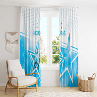 Honduras Window Curtain A Nation of Stars Unity in Light - Wonder Print Shop