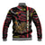 Personalized Belgium Baseball Jacket Lion Holding Flag - Wonder Print Shop