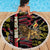 Belgium Beach Blanket Lion Holding Flag - Wonder Print Shop