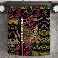Belgium Bedding Set Lion Holding Flag - Wonder Print Shop