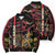 Personalized Belgium Bomber Puffer Jacket Lion Holding Flag - Wonder Print Shop