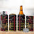 Personalized Belgium 4 in 1 Can Cooler Tumbler Lion Holding Flag - Wonder Print Shop