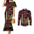 Personalized Belgium Couples Matching Mermaid Dress and Long Sleeve Button Shirt Lion Holding Flag - Wonder Print Shop