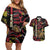 Personalized Belgium Couples Matching Off Shoulder Short Dress and Hawaiian Shirt Lion Holding Flag - Wonder Print Shop