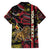 Personalized Belgium Family Matching Puletasi and Hawaiian Shirt Lion Holding Flag - Wonder Print Shop