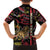 Personalized Belgium Family Matching Tank Maxi Dress and Hawaiian Shirt Lion Holding Flag - Wonder Print Shop